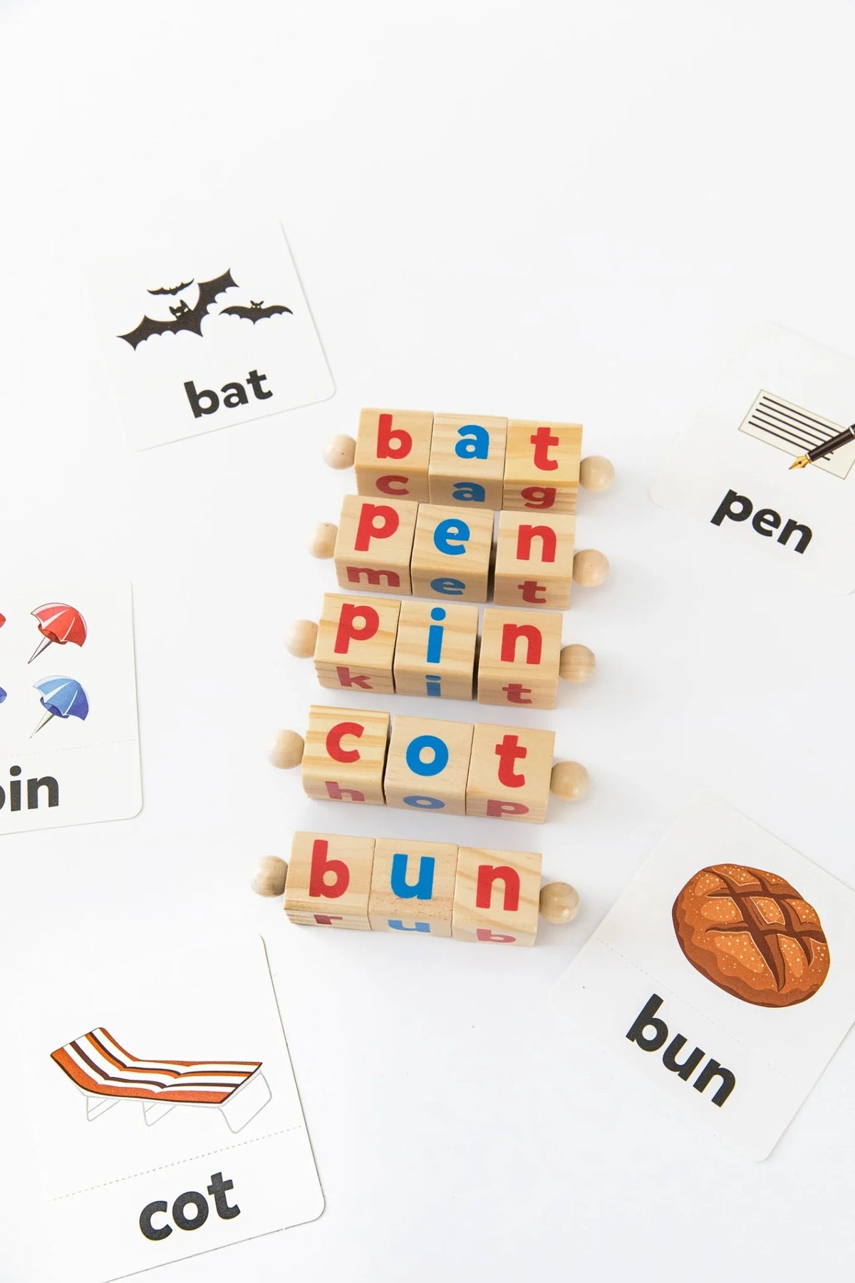Wooden Word Spelling Game