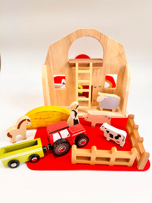 Folding Wooden Farmyard House