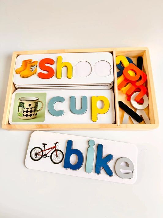 Spell & Match Puzzle Tray
