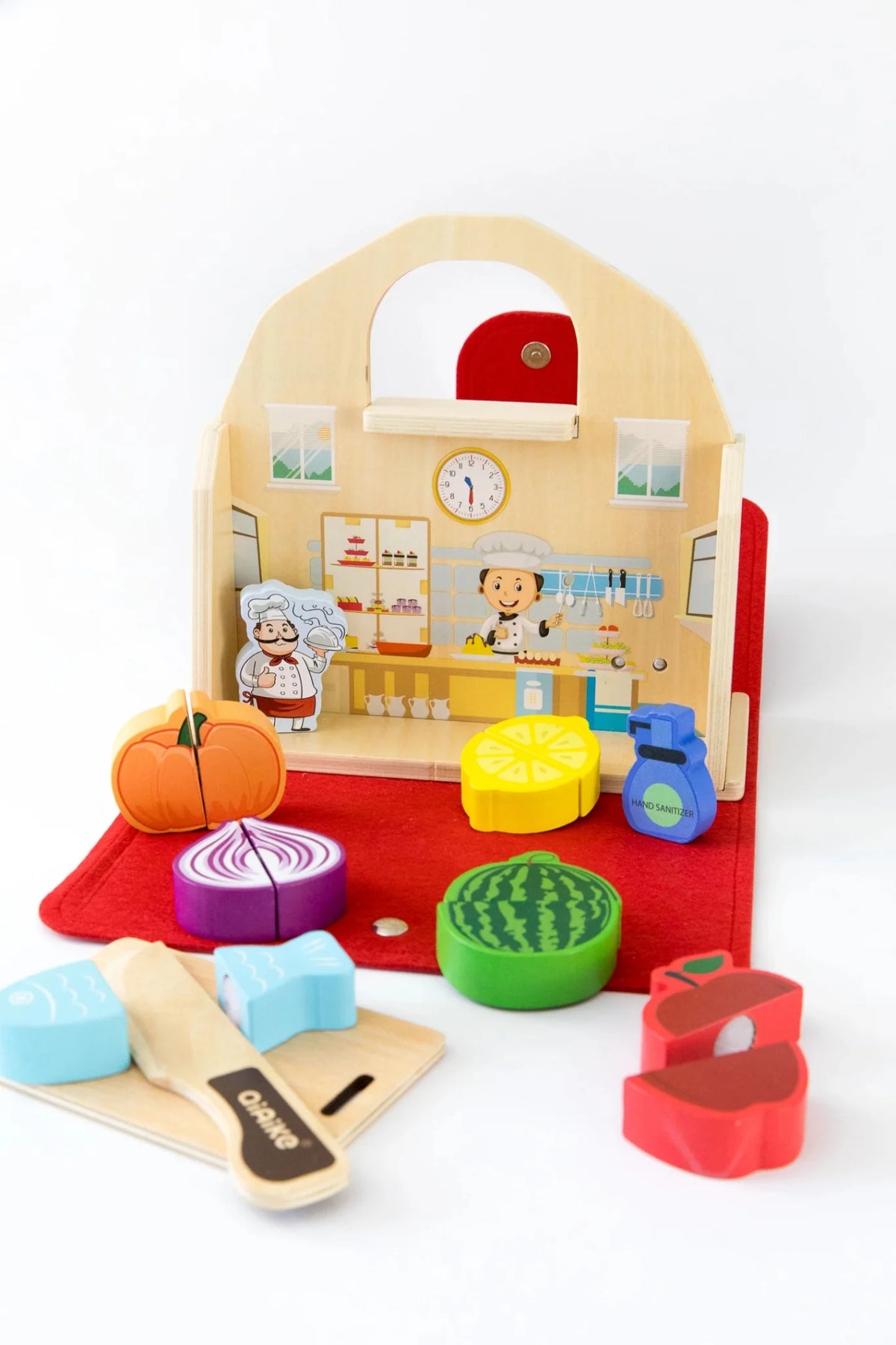 Foldable Wooden Pretend Play House