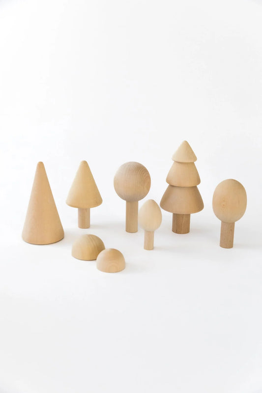 Natural forest trees